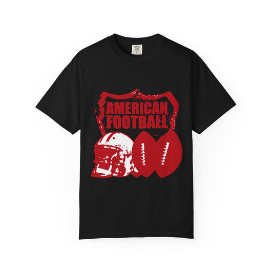 Vintage American Football T-Shirt - Unisex Garment-Dyed Tee for Sports Fans, Gift for Gamers, Tailgate Attire, Sports Event Shirt, [...]