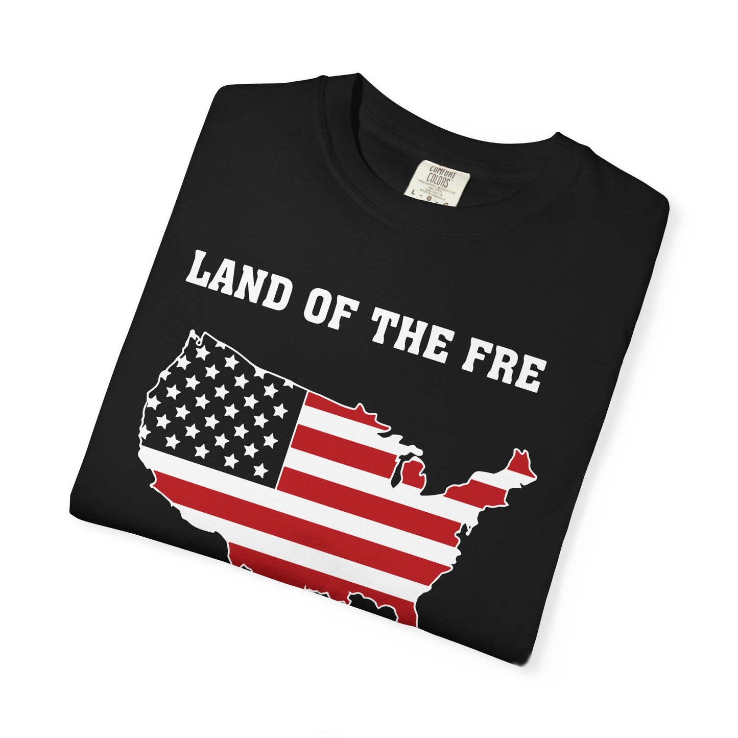 Patriotic T-Shirt, Land of the Free Tee, Home of the Brave Top, USA Pride Shirt, Unisex Independence Day Apparel, Casual American [...]