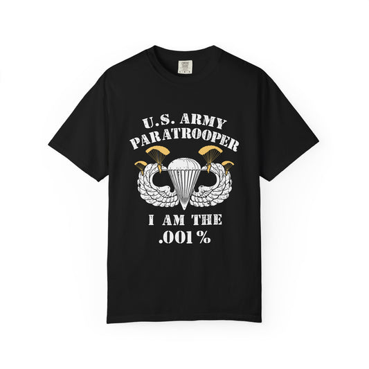 Army Paratrooper T-Shirt, Unisex Military Tee, Veteran Gift, Gift for Military Enthusiasts, Casual Wear, Patriotic Apparel