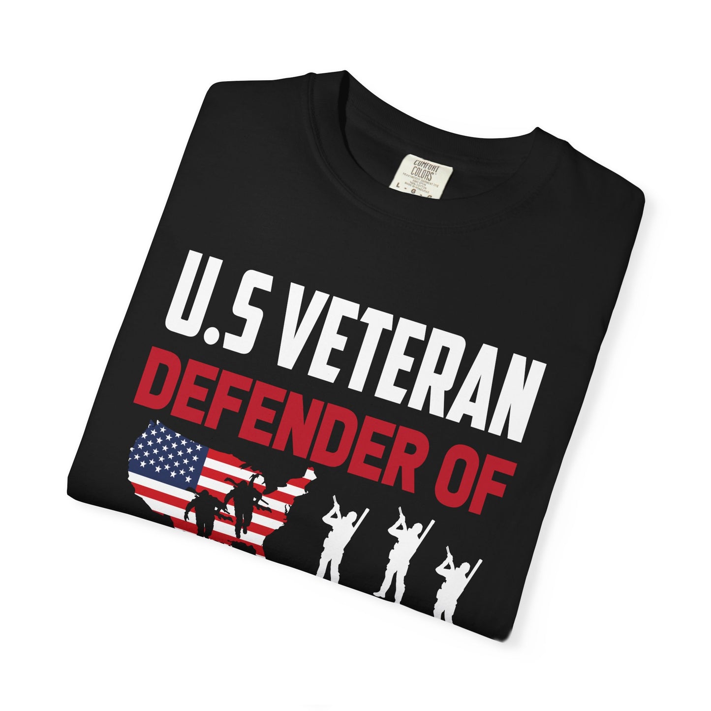 Veteran Tribute T-Shirt - U.S. Veteran Defender of Liberty and Freedom, Military Pride Tee, Patriotic Gift, Independence Day Apparel, [...]