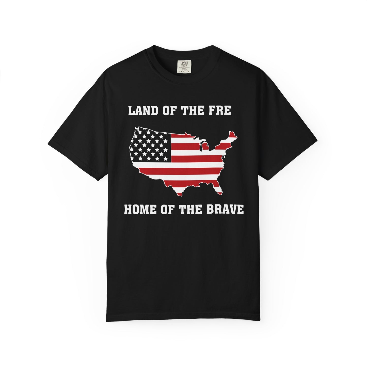 Patriotic T-Shirt, Land of the Free Tee, Home of the Brave Top, USA Pride Shirt, Unisex Independence Day Apparel, Casual American [...]